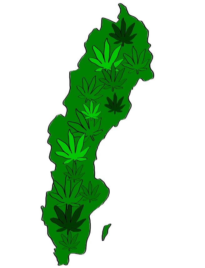 is weed legal in Sweden